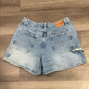 Y2K Vintage Tommy Hilfiger Women’s Denim Carpenter Jean Shorts SZ 11 / 31 Waist